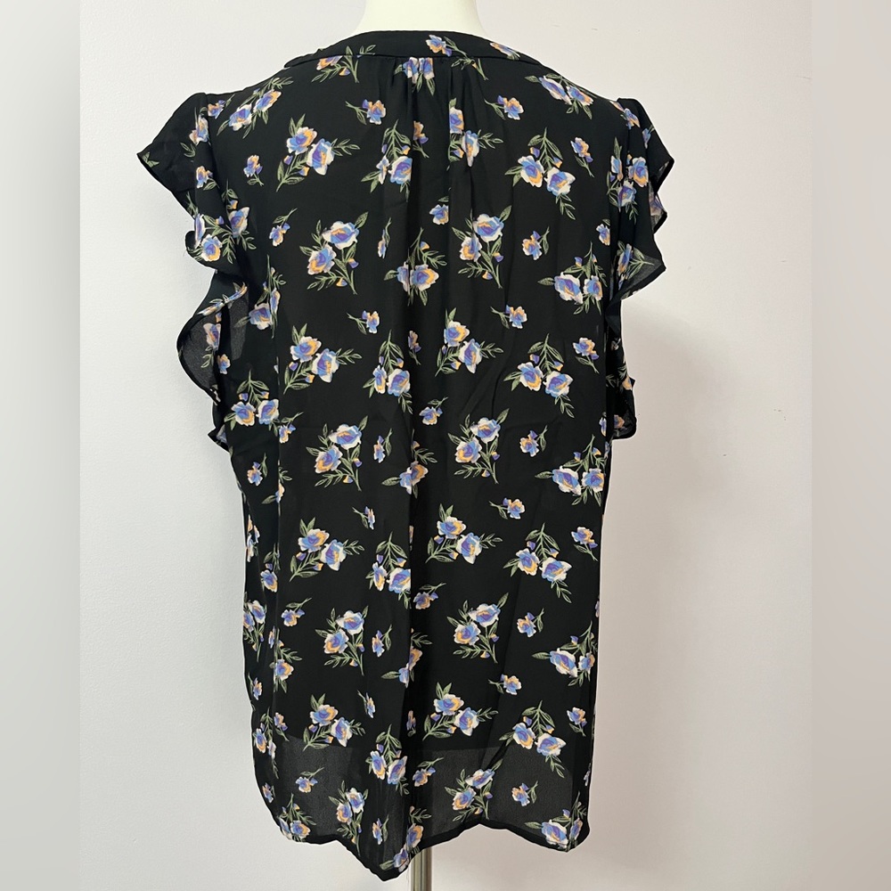 Premise Floral flutter sleeve blouse - Picture 8 of 8